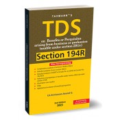 Taxmann's TDS on Benefits or Perquisites under Section 194R by CA. Srinivasan Anand G. [Edn. 2023]